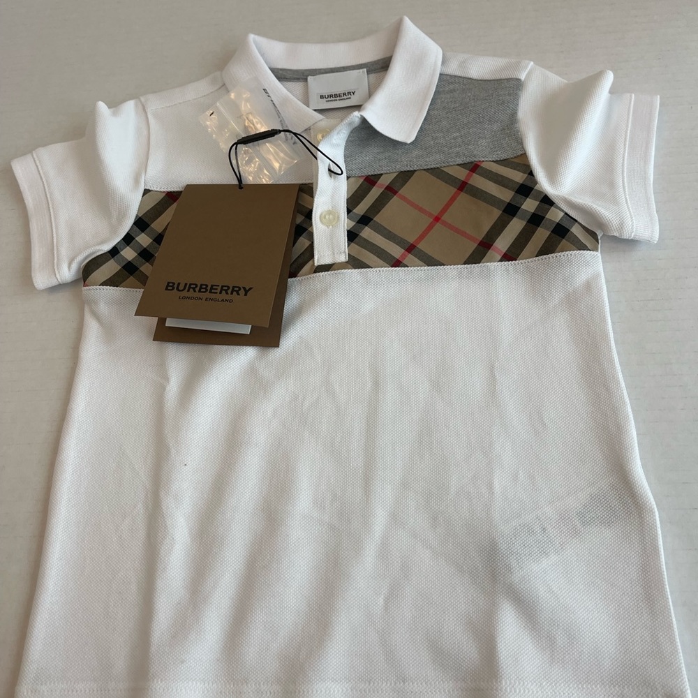 BRAND NEW TODDLER SZ 3 Burberry Polo WITH TAGS